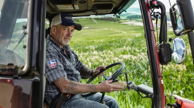 Je sursème 70 à 80 hectares chaque année.