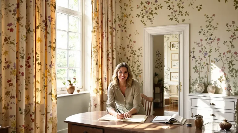 La maison d&rsquo;une romancière, inspirée par les fleurs de la campagne anglaise