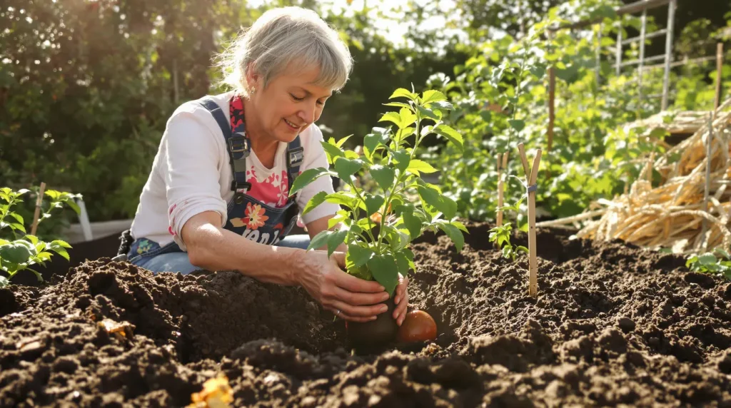 Mes tomates n'ont presque pas eu besoin d'arrosage l'été dernier et tout s'est joué à la plantation